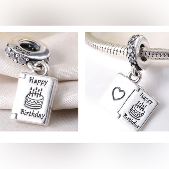 SOLD…AUTHENTIC PANDORA SS Bracelet with SS and 14k Gold Charms - Picture 6 of 15